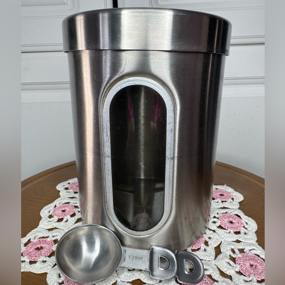 Dunkin' Donuts Coffee Canister & Scoop